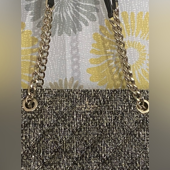 Kate spade sparkle shimmer tweed bag purse Natalia tote - Picture 3 of 11